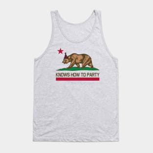 California Knows How To Party Tank Top